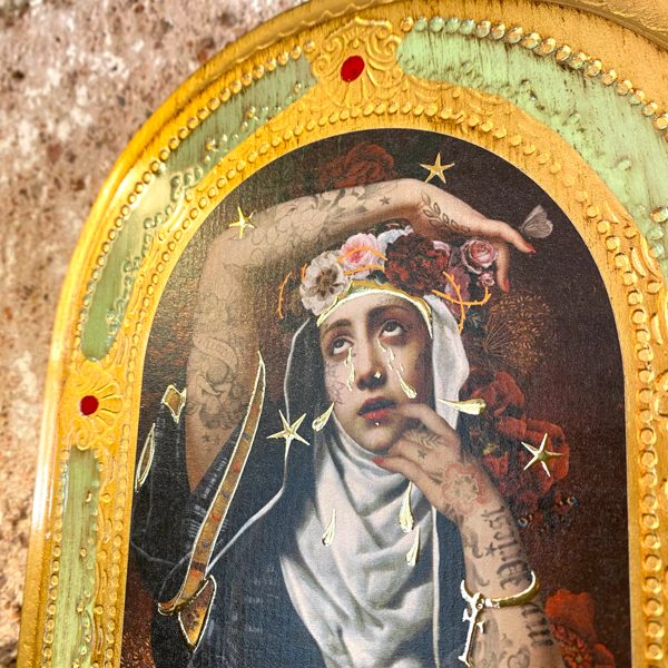 TABLETTE RELIGIEUSE SAINTE RITA - VOGLIO BENE