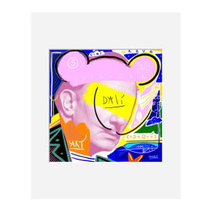 DIGIGRAPHIE "DALI" 40X50 PAR JEAN-PHILIPPE HENRIC - ATELIER CONTEMPORAIN