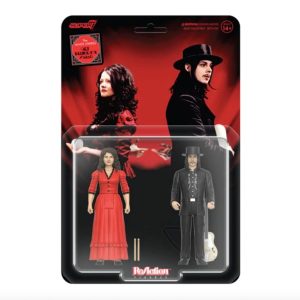 THE WHITE STRIPES 2 PACK (GET BEHIND ME SATAN) - REACTION FIGURES - SUPER7