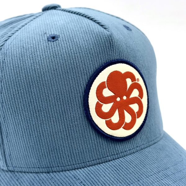 CASQUETTE CLASSIC HAT CORDUROY ADRIATIC BLUE AH25 - JONSEN ISLAND
