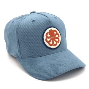 CASQUETTE CLASSIC HAT CORDUROY ADRIATIC BLUE AH25 - JONSEN ISLAND