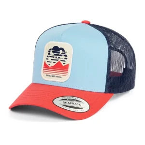 CASQUETTE TRUCKER ALPS 3 ADRIATIC BLUE AH25 - JONSEN ISLAND