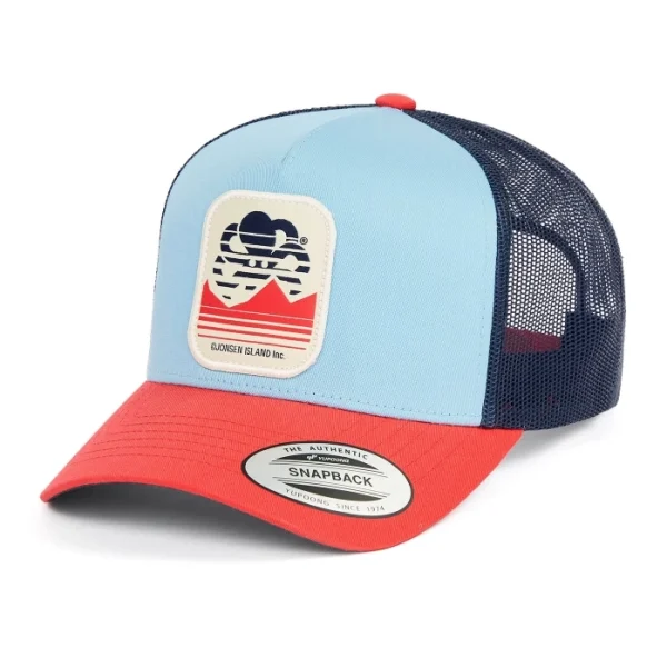 CASQUETTE TRUCKER ALPS 3 ADRIATIC BLUE AH25 - JONSEN ISLAND