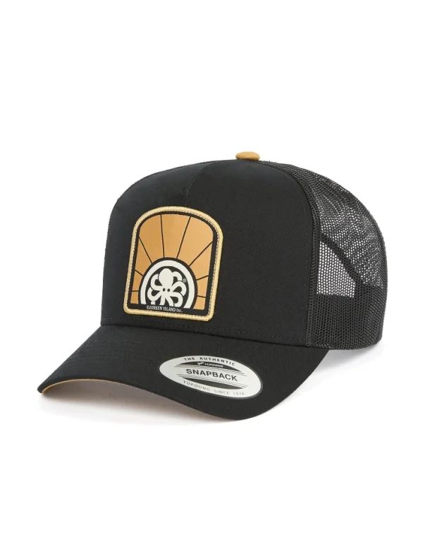 CASQUETTE TRUCKER OMNIA SOL BLACK AH25 - JONSEN ISLAND