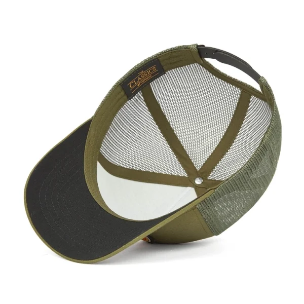 CASQUETTE TRUCKER RAINBOW 2 IVY GREEN AH25 - JONSEN ISLAND