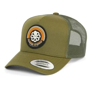 CASQUETTE TRUCKER RAINBOW 2 IVY GREEN AH25 - JONSEN ISLAND