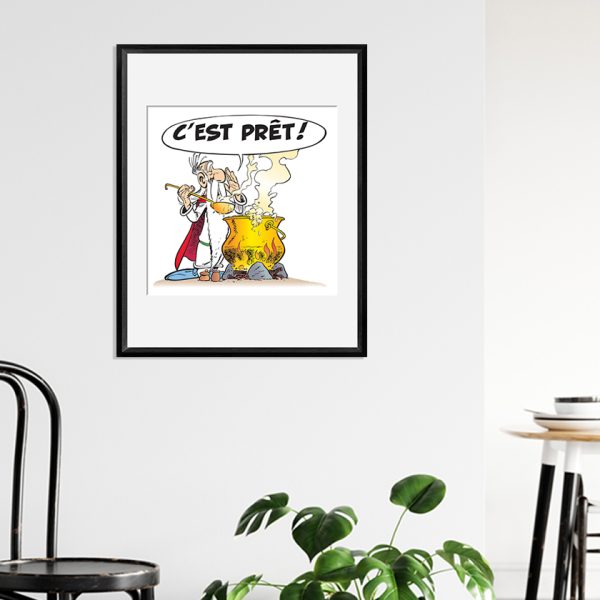 DIGIGRAPHIE C'EST PRÊT 40X50 PAR UDERZO - ATELIER CONTEMPORAIN